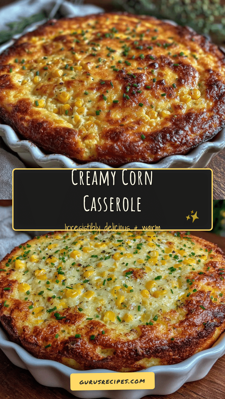 creamy corn casserole recipe