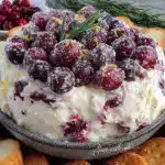 creamy cranberry dip - featured image