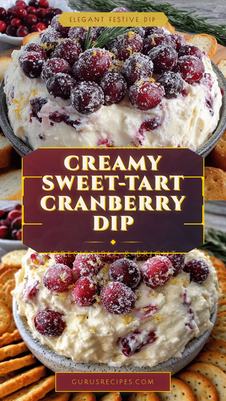 creamy cranberry dip recipe