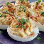 creamy deviled eggs - featured image