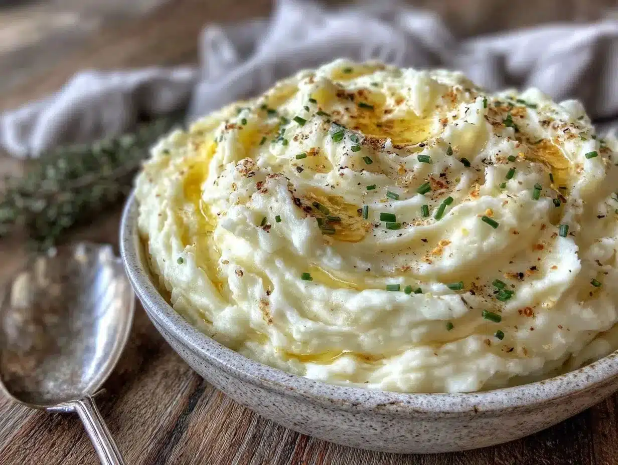 creamy mashed potatoes with cream cheese preparation steps