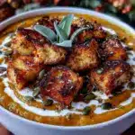 creamy roasted butternut squash soup - featured image