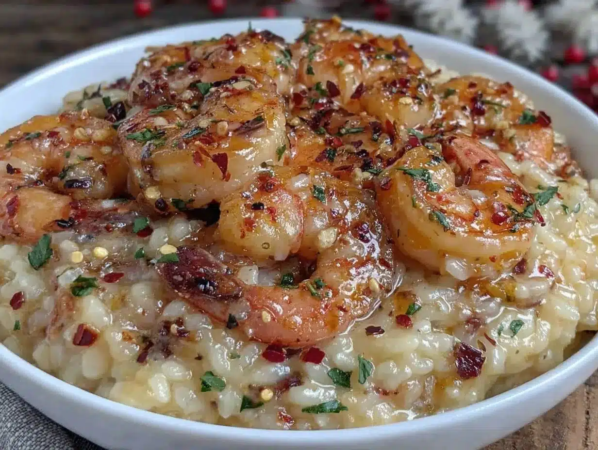 creamy shrimp risotto preparation steps
