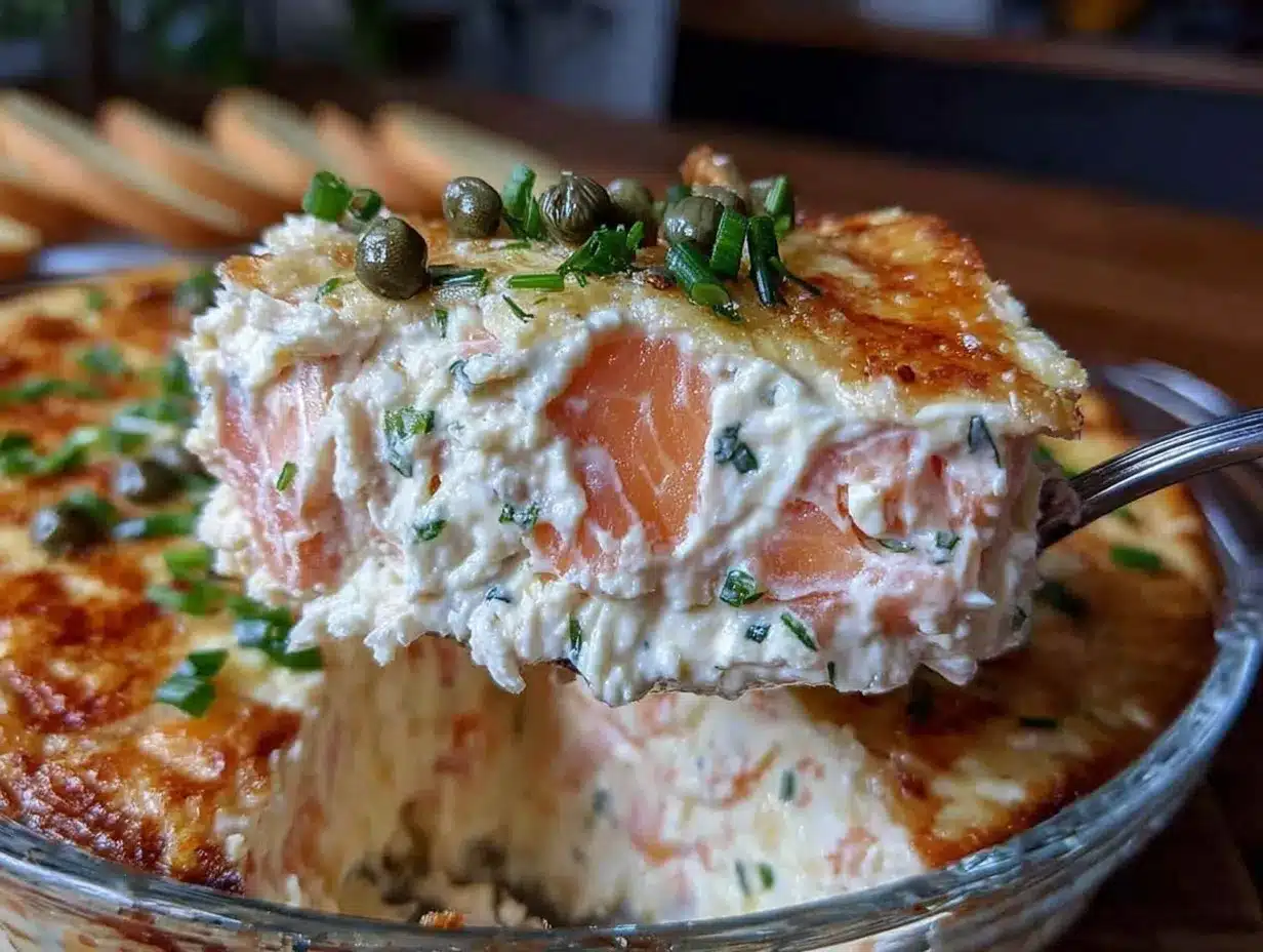 creamy smoked salmon dip preparation steps