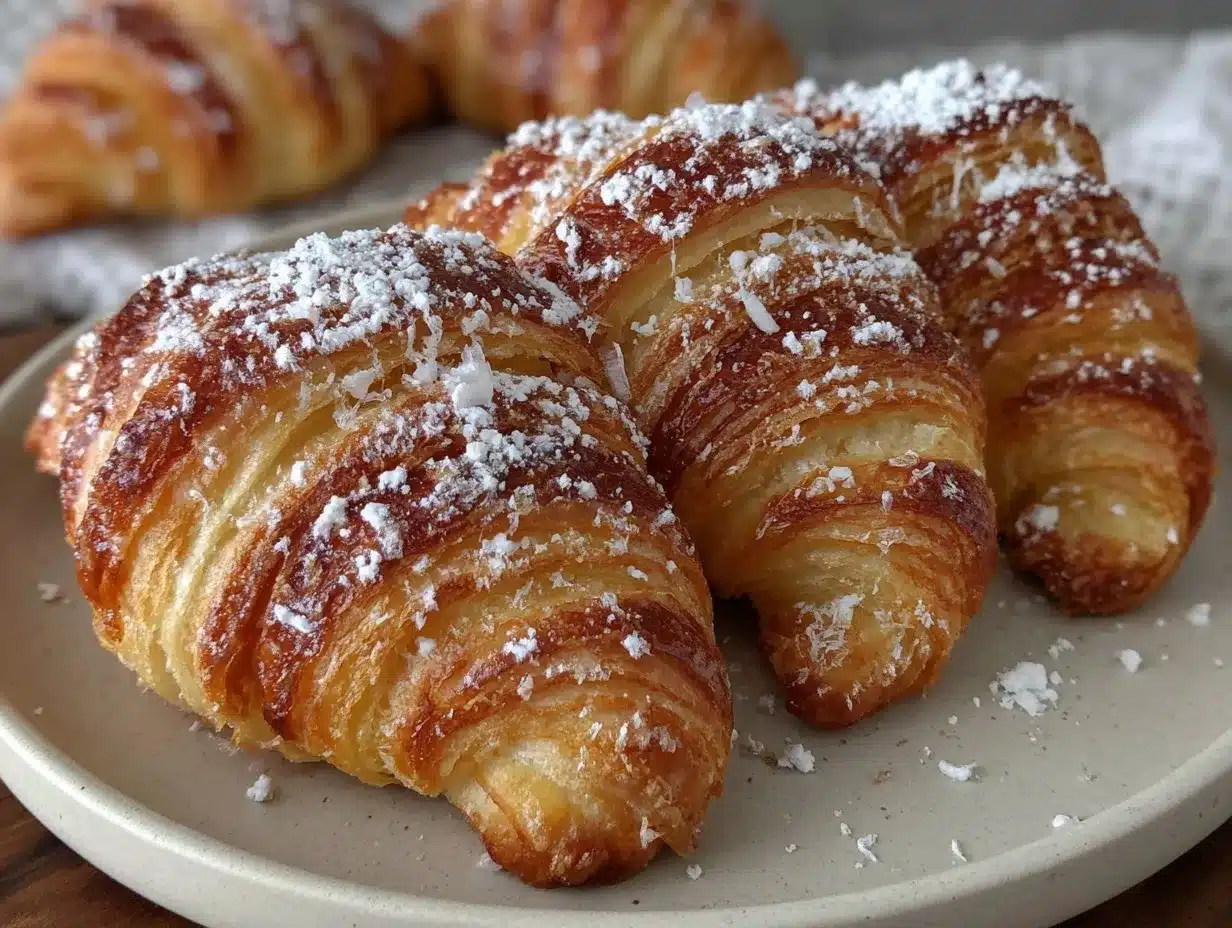 Crescent Butter Biscuits preparation steps