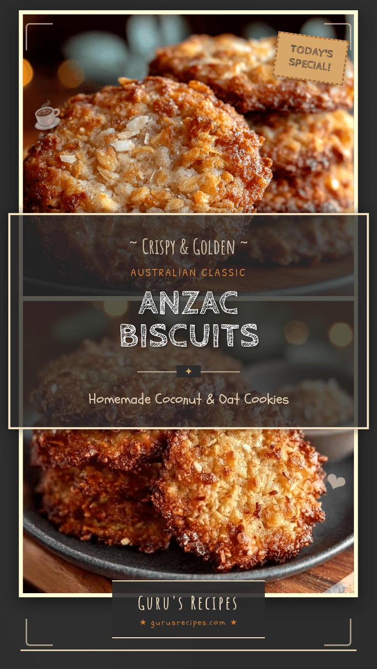 crispy Anzac biscuits recipe