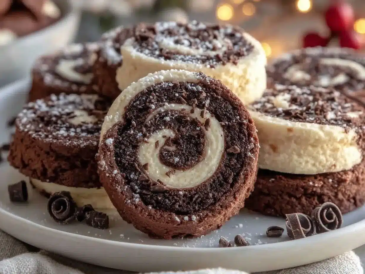 crispy black and white pinwheels preparation steps
