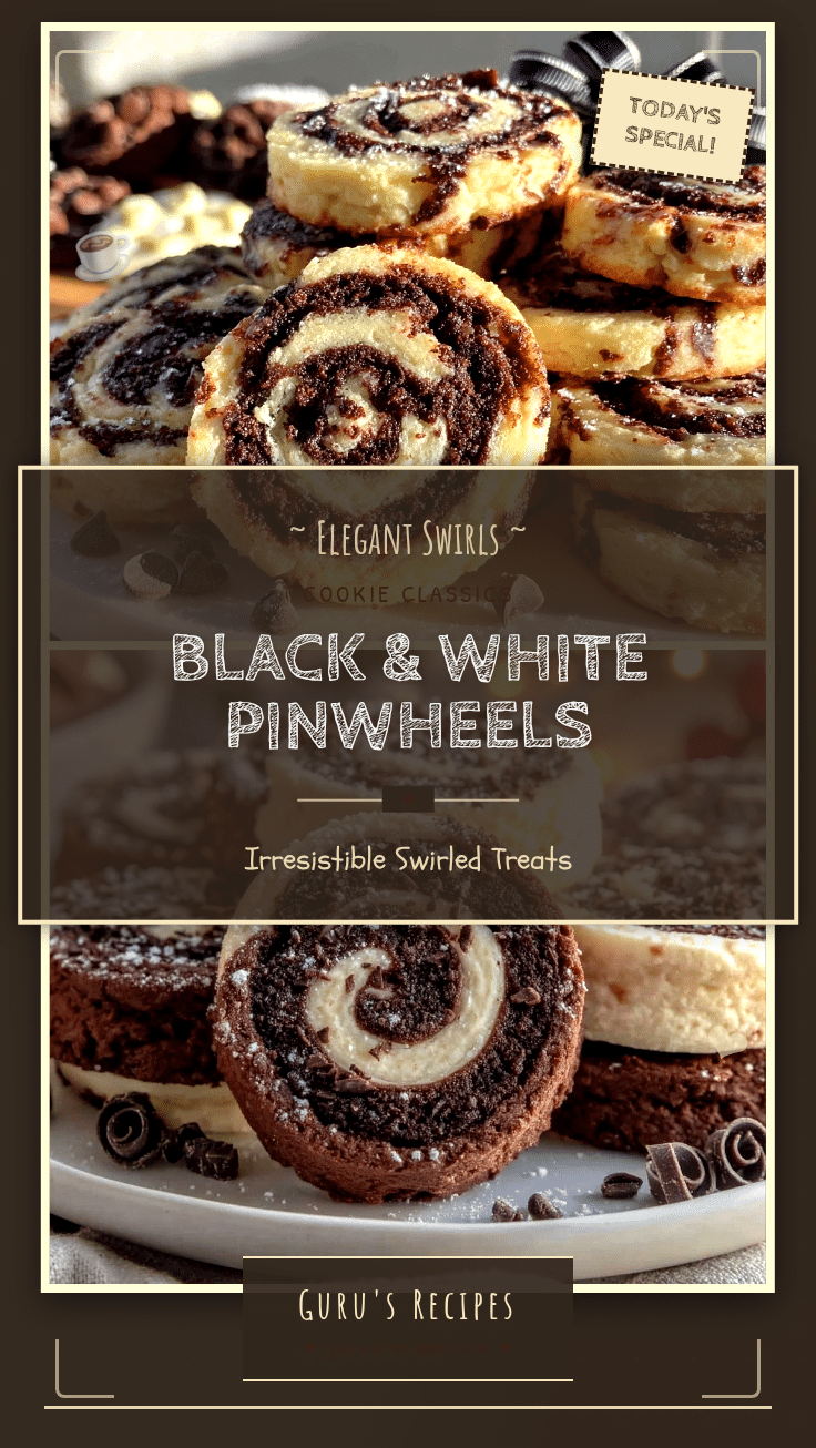 crispy black and white pinwheels recipe