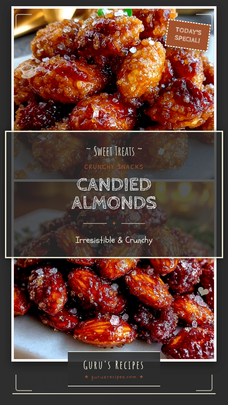 crispy candied almonds recipe