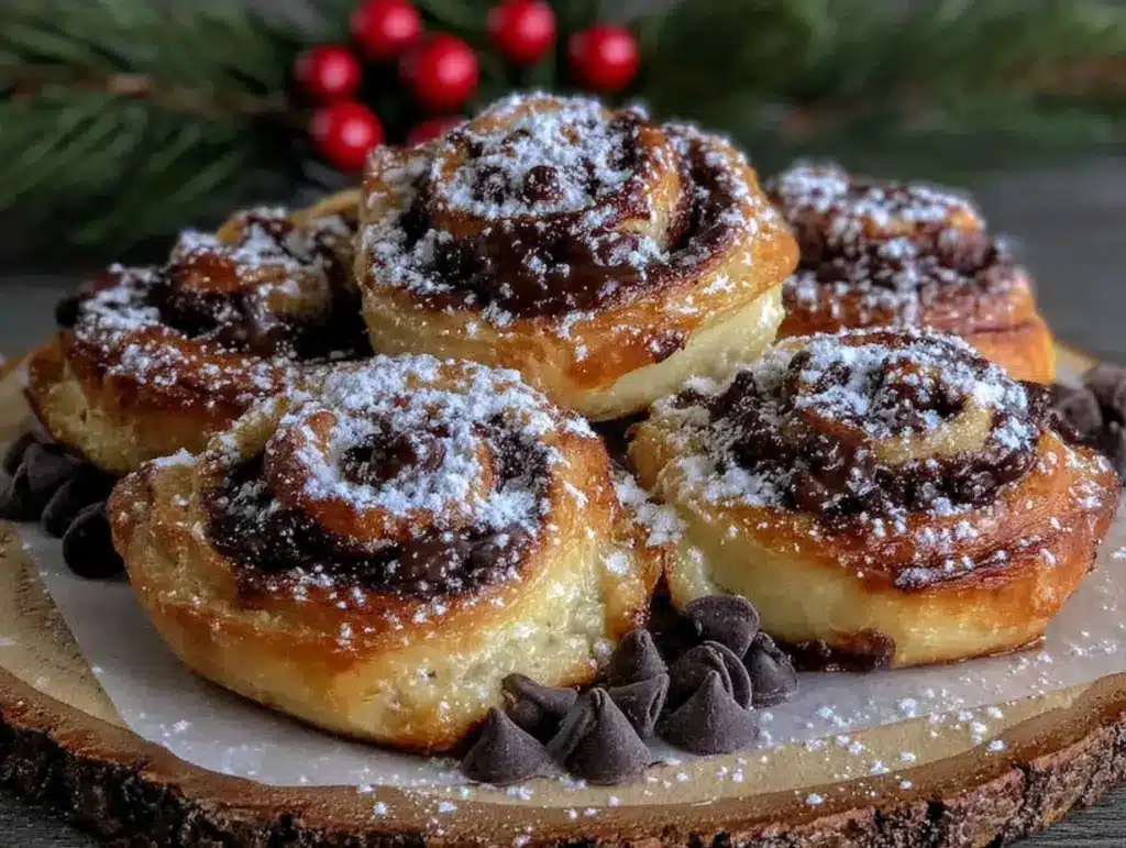 Crispy Chocolate Pinwheels - featured image