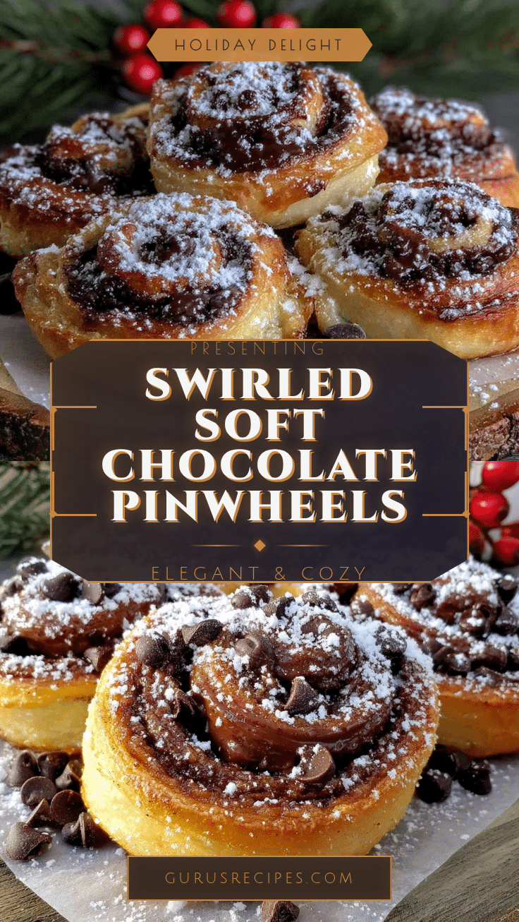 Crispy Chocolate Pinwheels recipe
