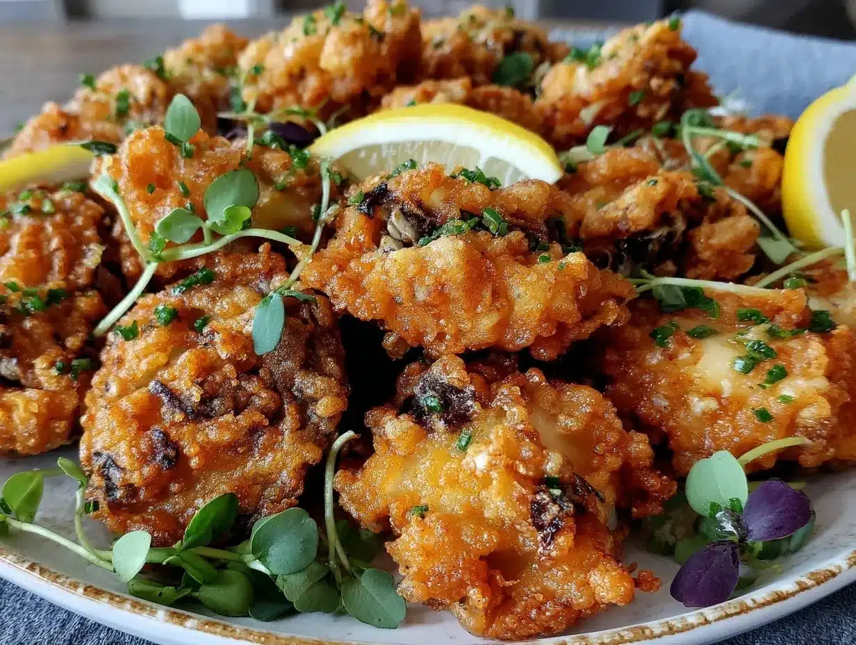 crispy deep-fried oysters preparation steps