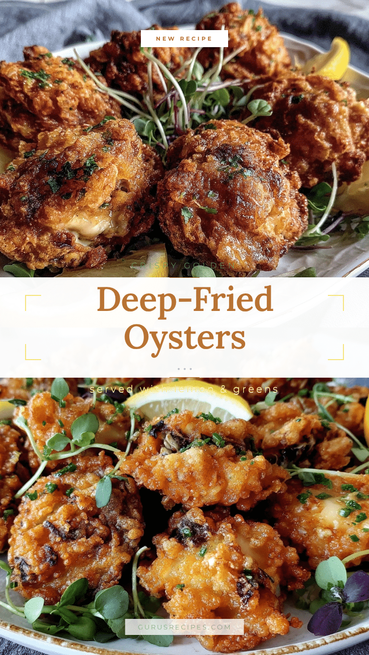 crispy deep-fried oysters recipe