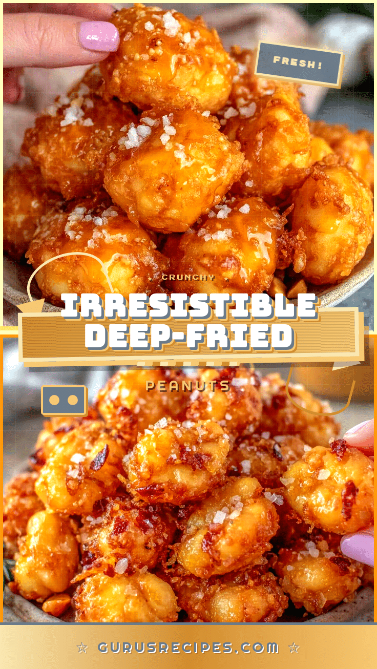 crispy deep-fried peanuts recipe