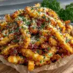 crispy garlic parmesan fries - featured image