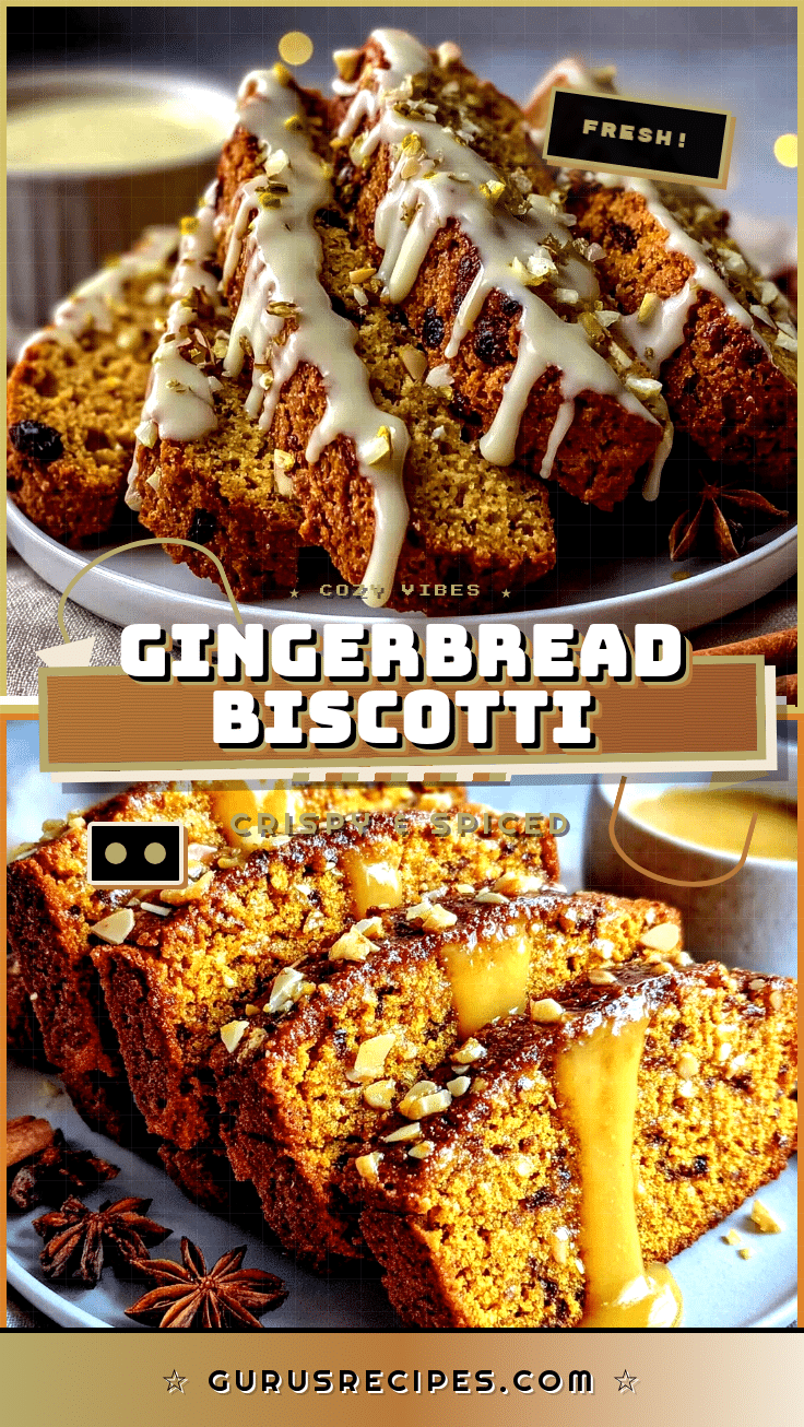 crispy gingerbread biscotti recipe