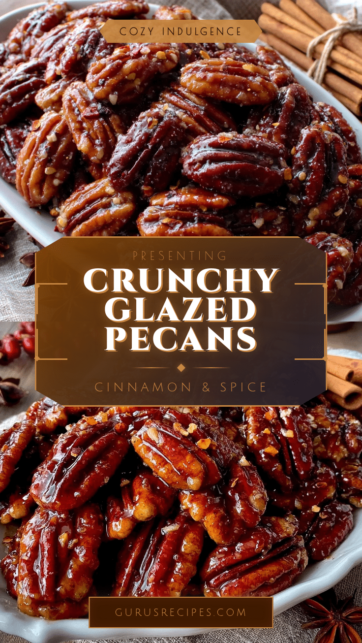 crispy glazed spicy cinnamon pecans recipe