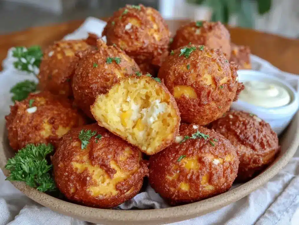 crispy hush puppies - featured image