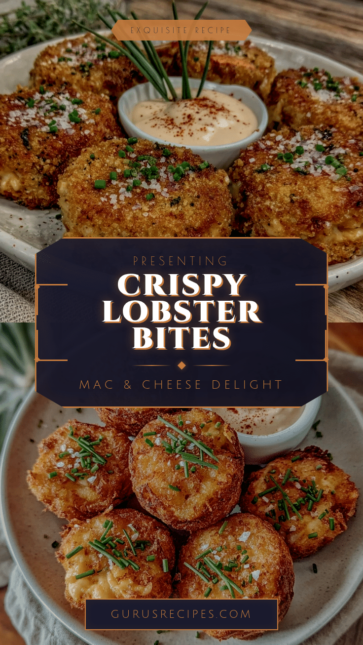 Crispy Lobster Mac and Cheese Bites recipe