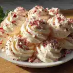crispy peppermint meringues - featured image