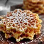 crispy pizzelle cookies - featured image