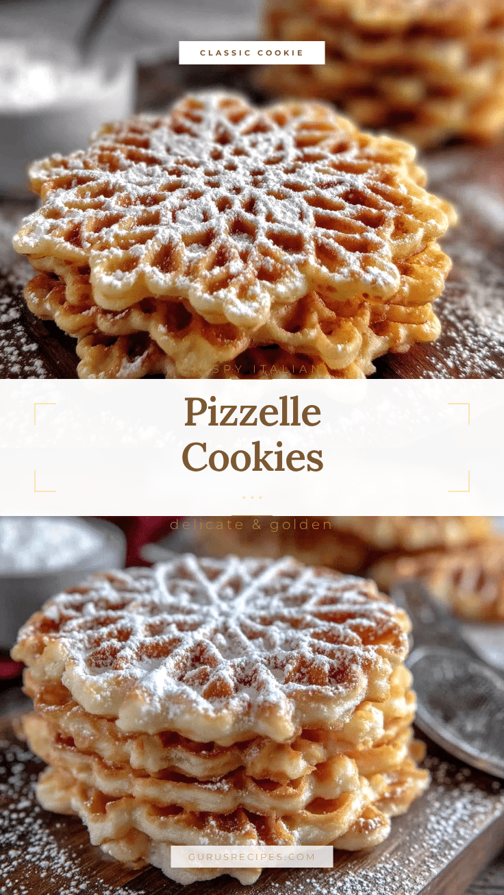 crispy pizzelle cookies recipe