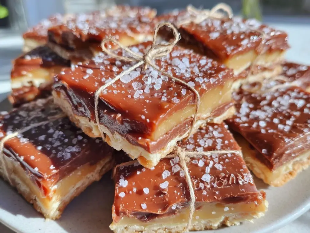 crispy saltine cracker toffee - featured image