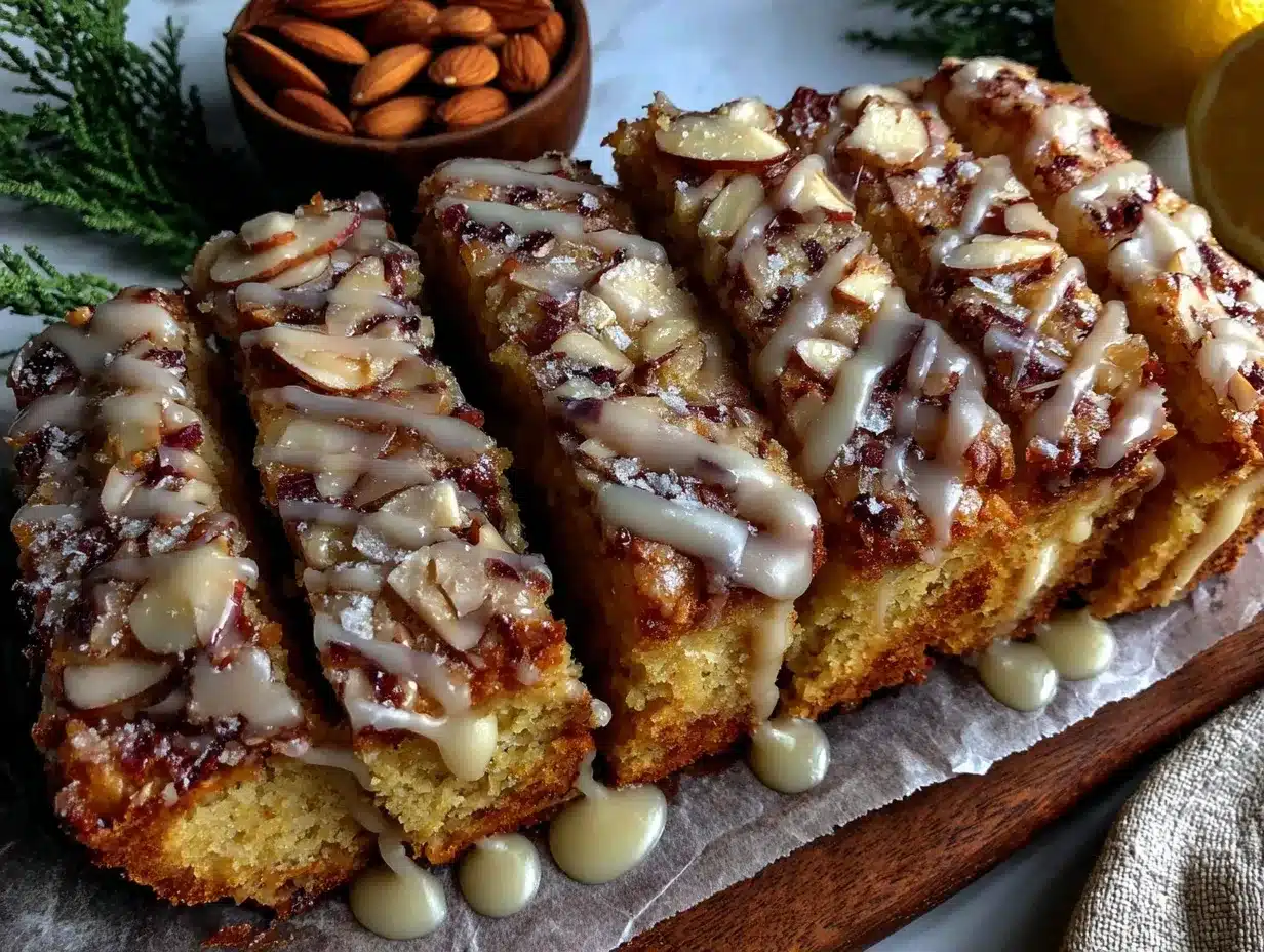 Crispy Scandinavian Almond Bars preparation steps