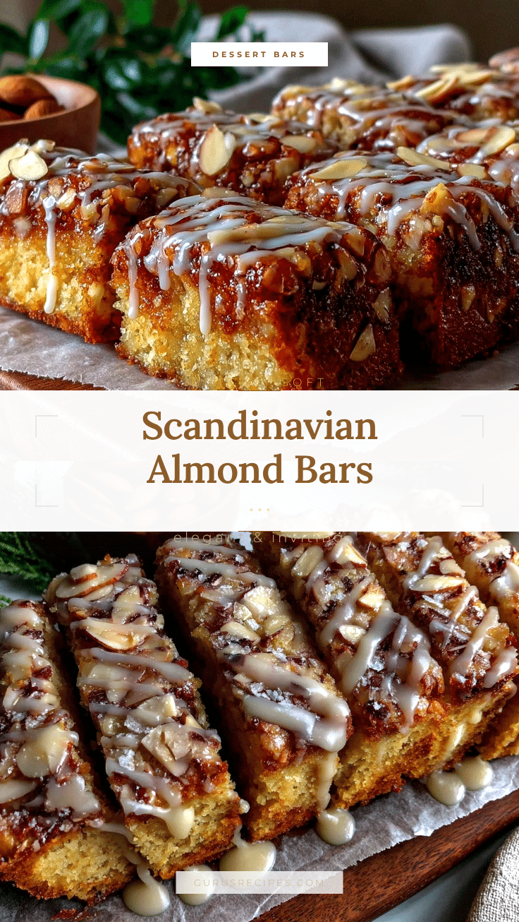 Crispy Scandinavian Almond Bars recipe