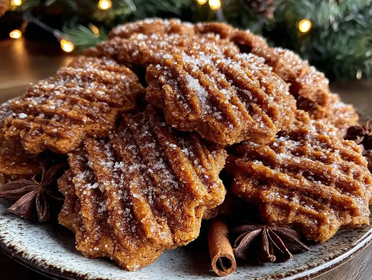 crispy speculaas cookies preparation steps