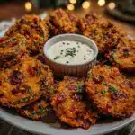 crispy spicy fried pickles - featured image