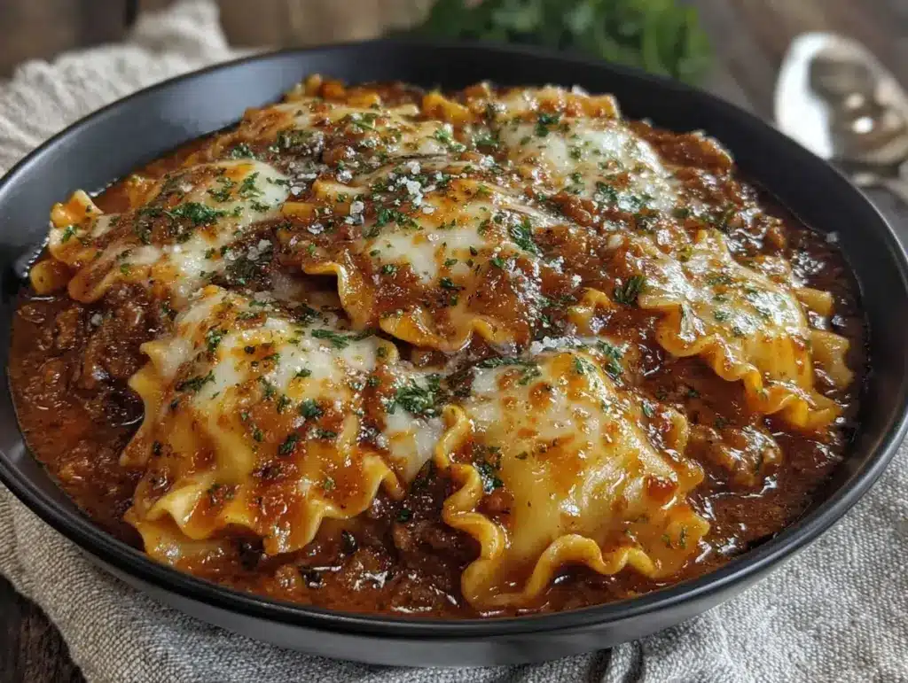 crock pot lasagna soup - featured image