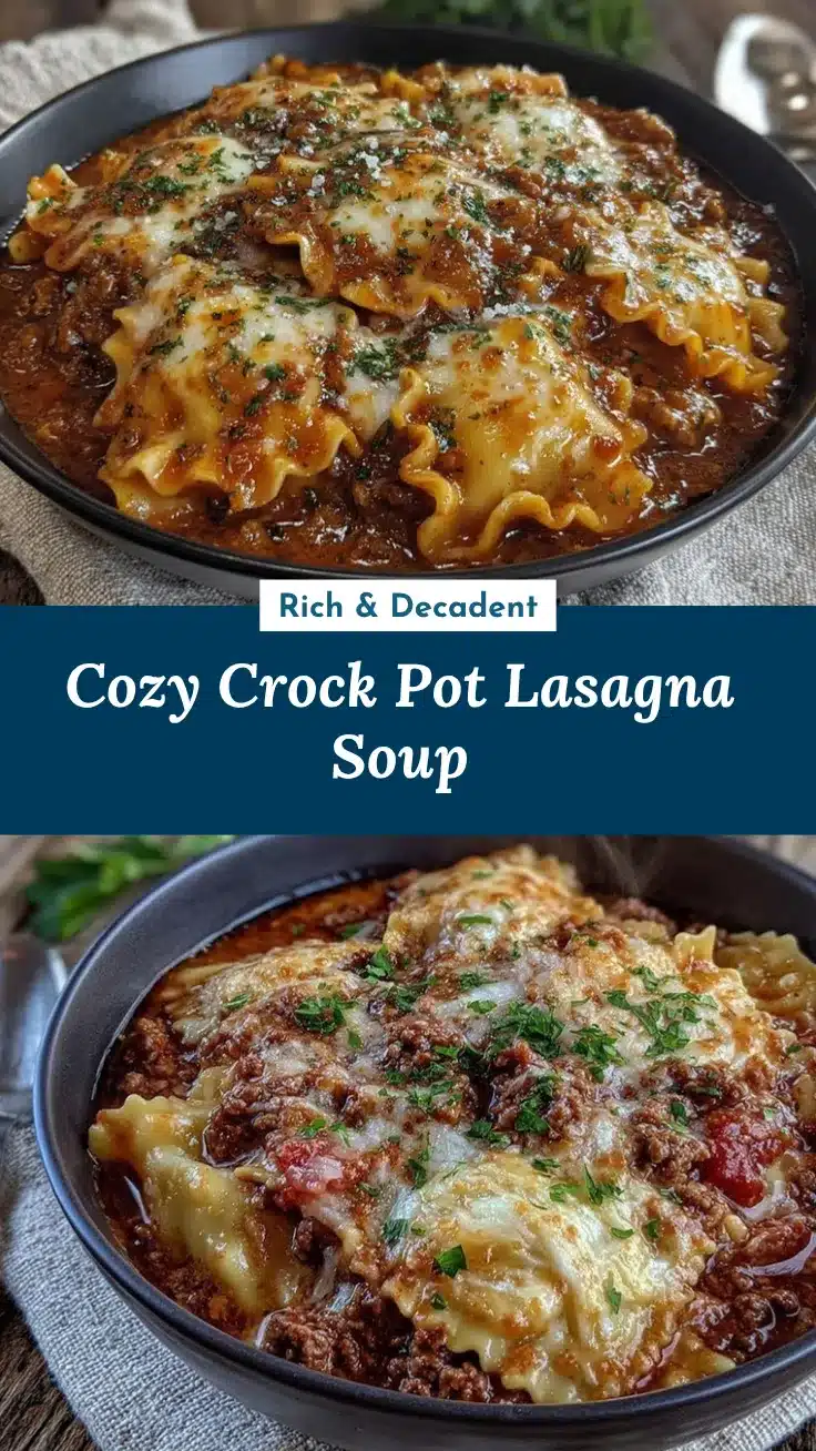 crock pot lasagna soup recipe