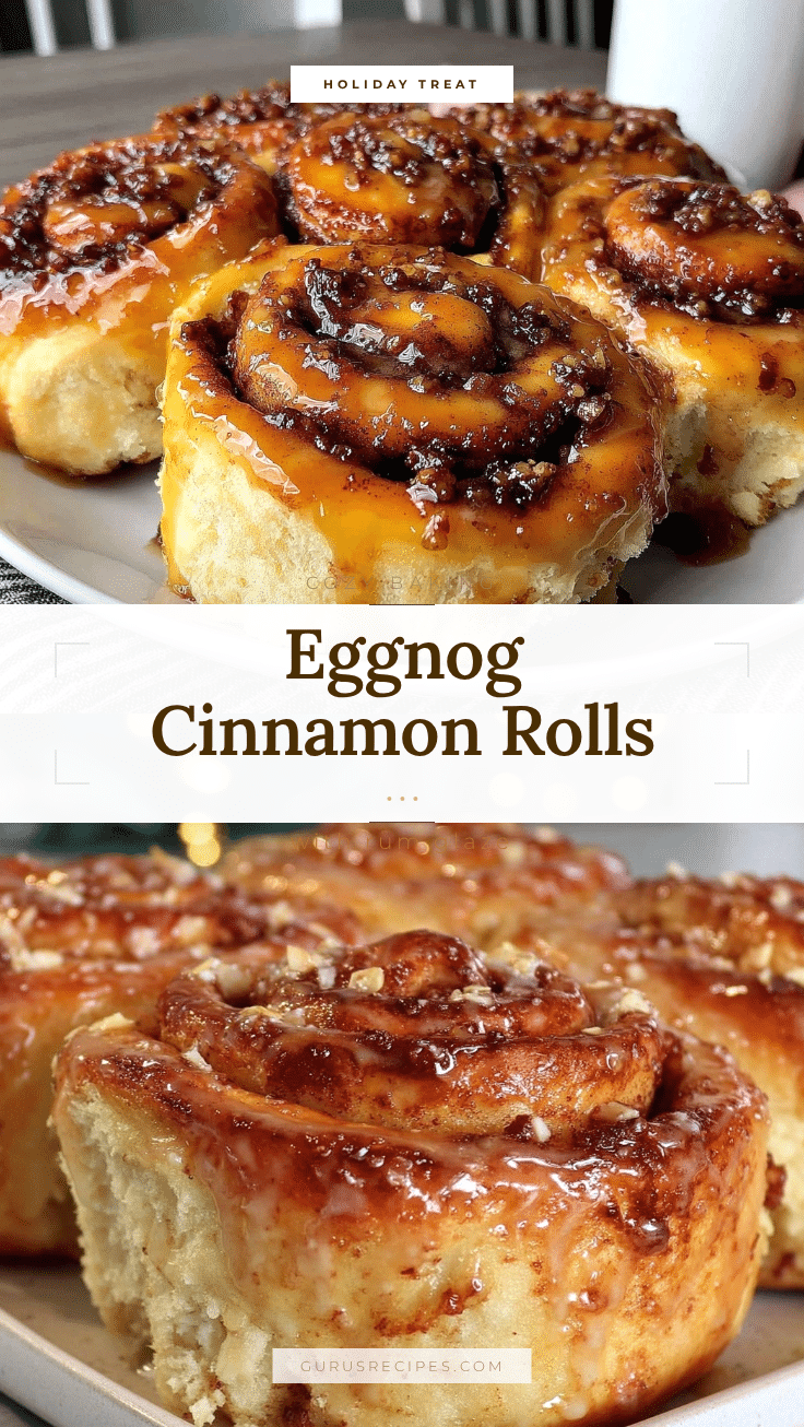 eggnog cinnamon rolls recipe