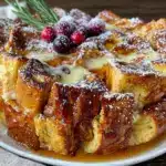 eggnog French toast casserole - featured image