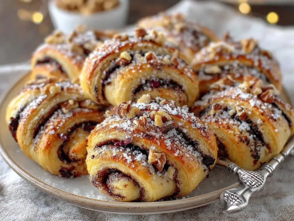 flaky rugelach pastries - featured image