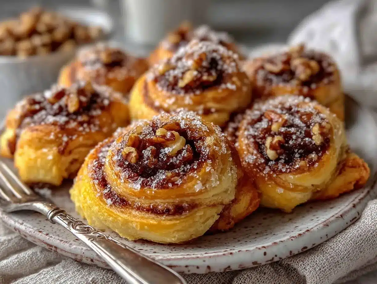 flaky rugelach pastries preparation steps