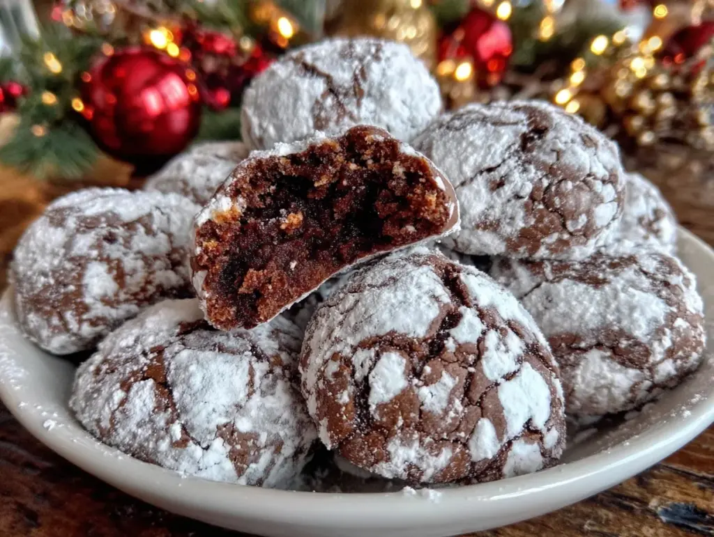 Fudgy Chocolate Crinkles - featured image