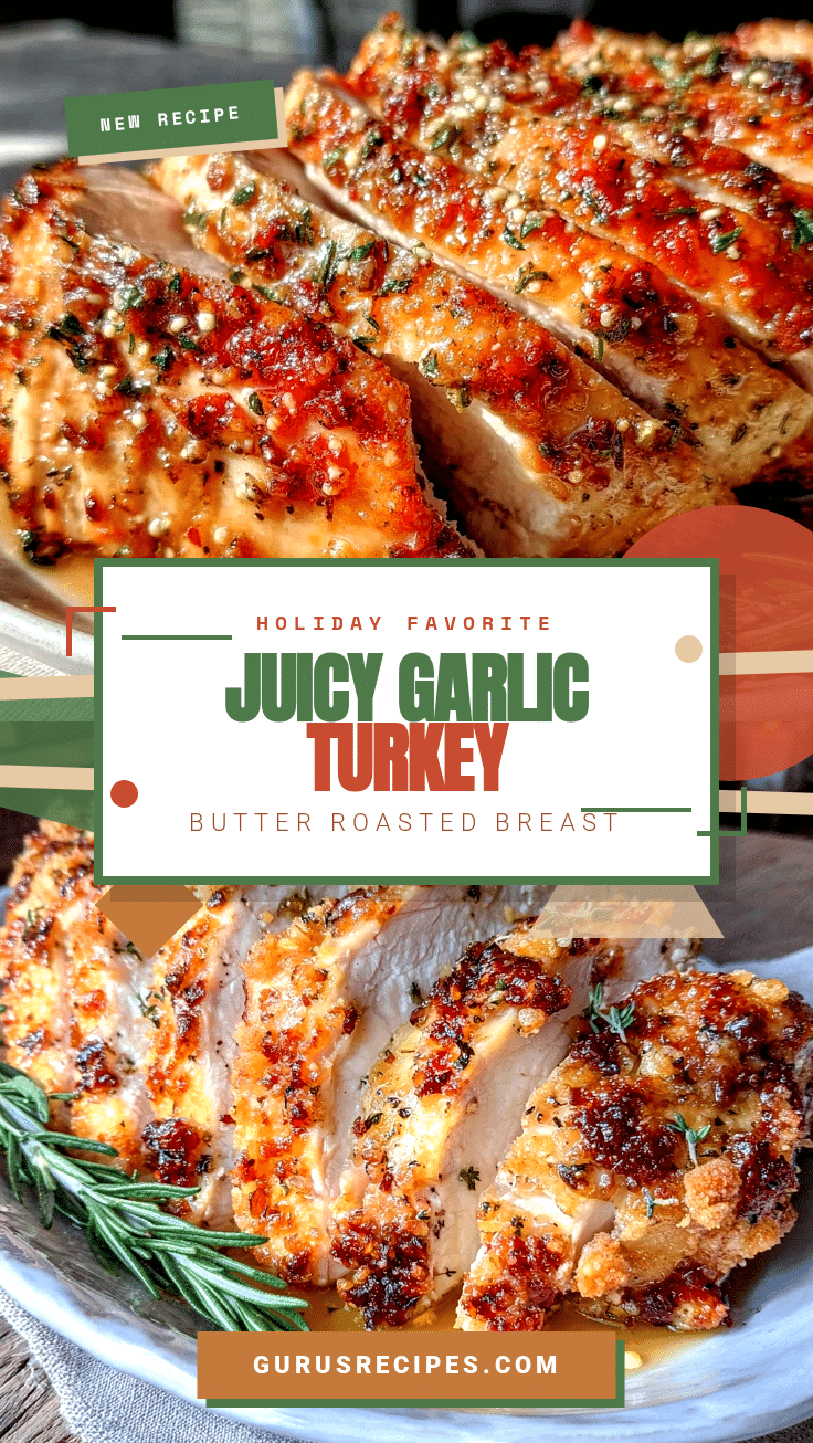 garlic butter roasted turkey breast recipe