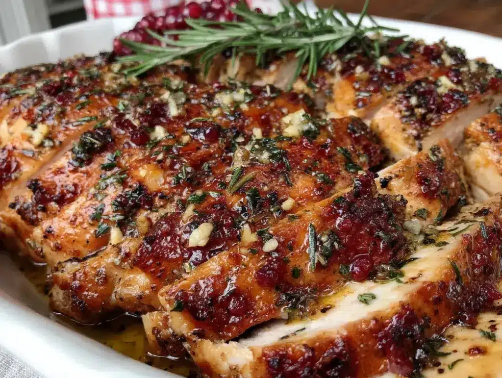 garlic butter turkey breast - featured image