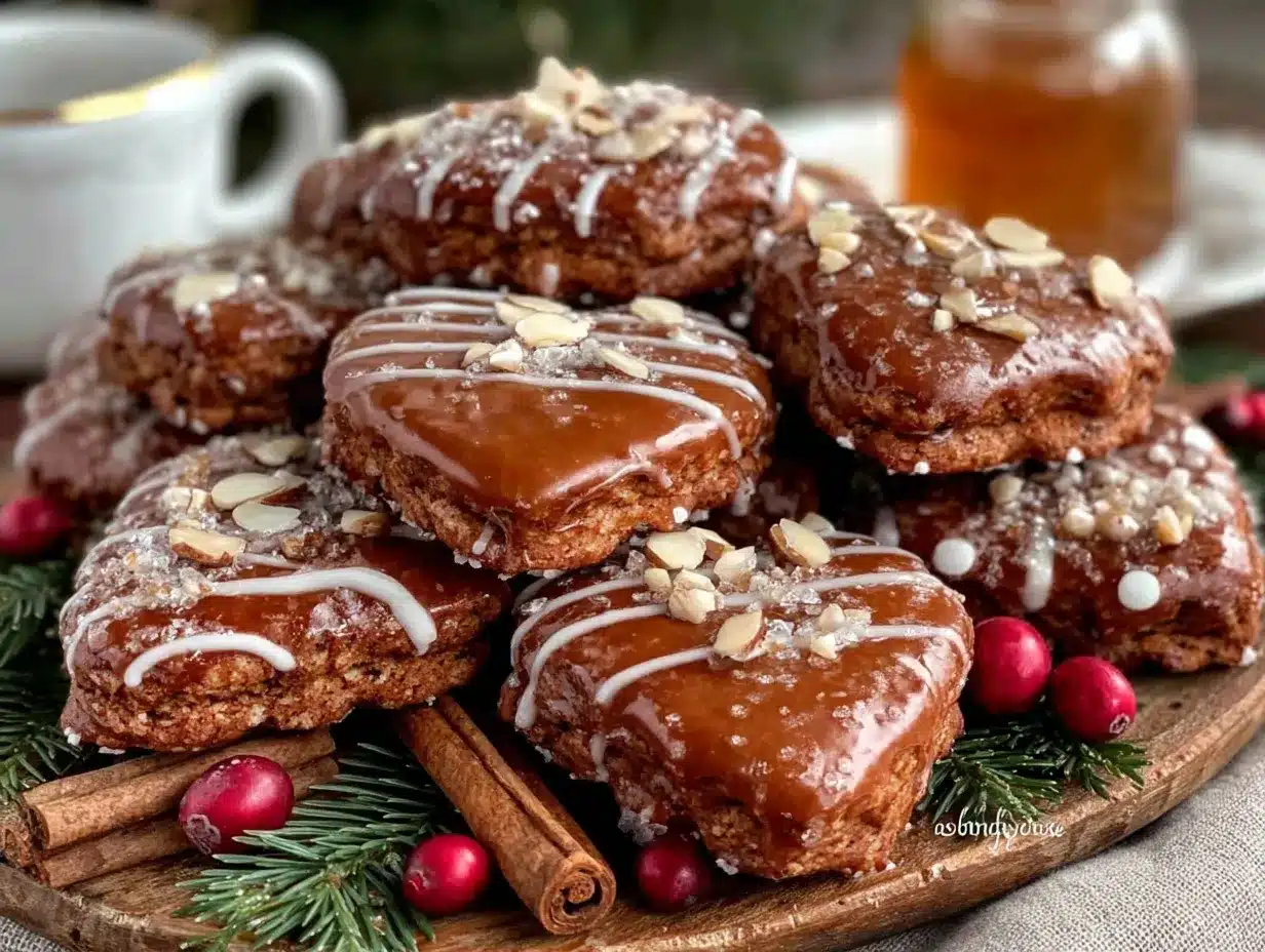 German Lebkuchen cookies preparation steps