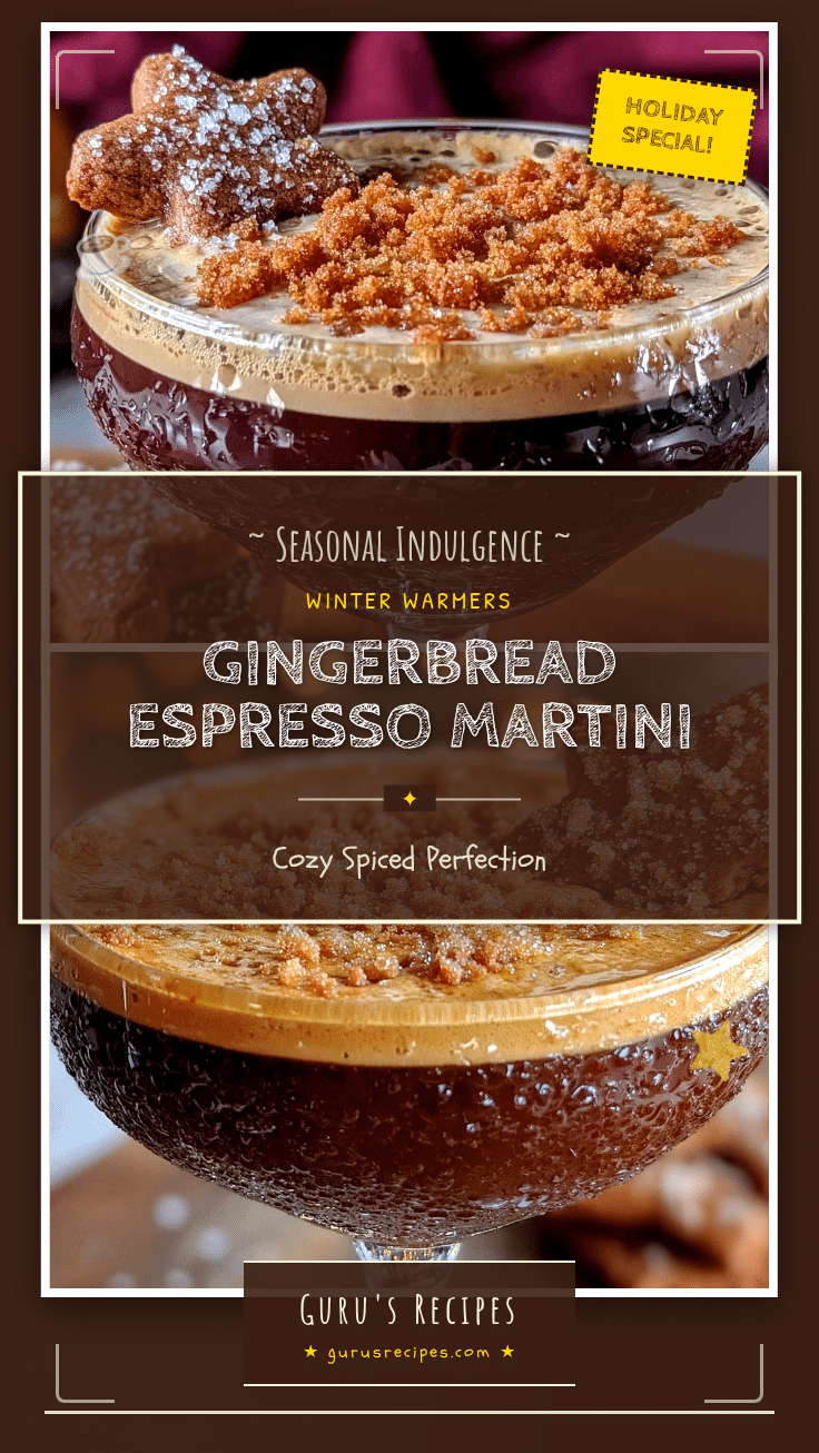 Gingerbread Espresso Martini recipe