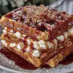 gingerbread waffles - featured image