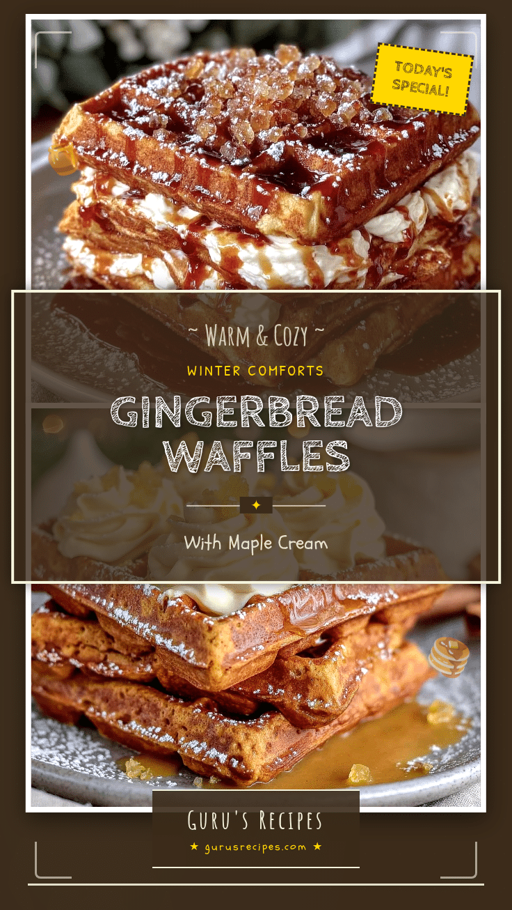 gingerbread waffles recipe