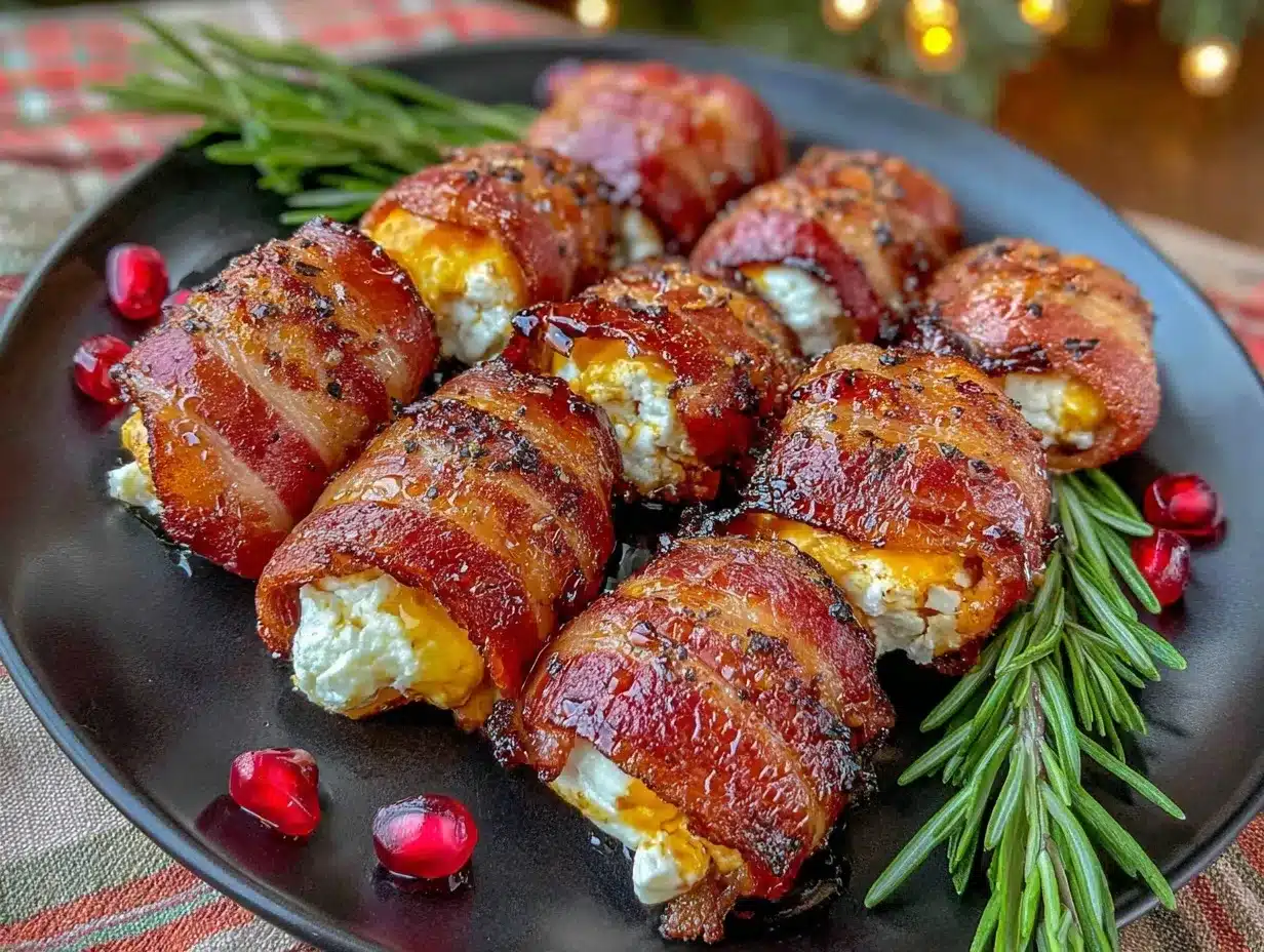 goat cheese stuffed dates wrapped in bacon preparation steps