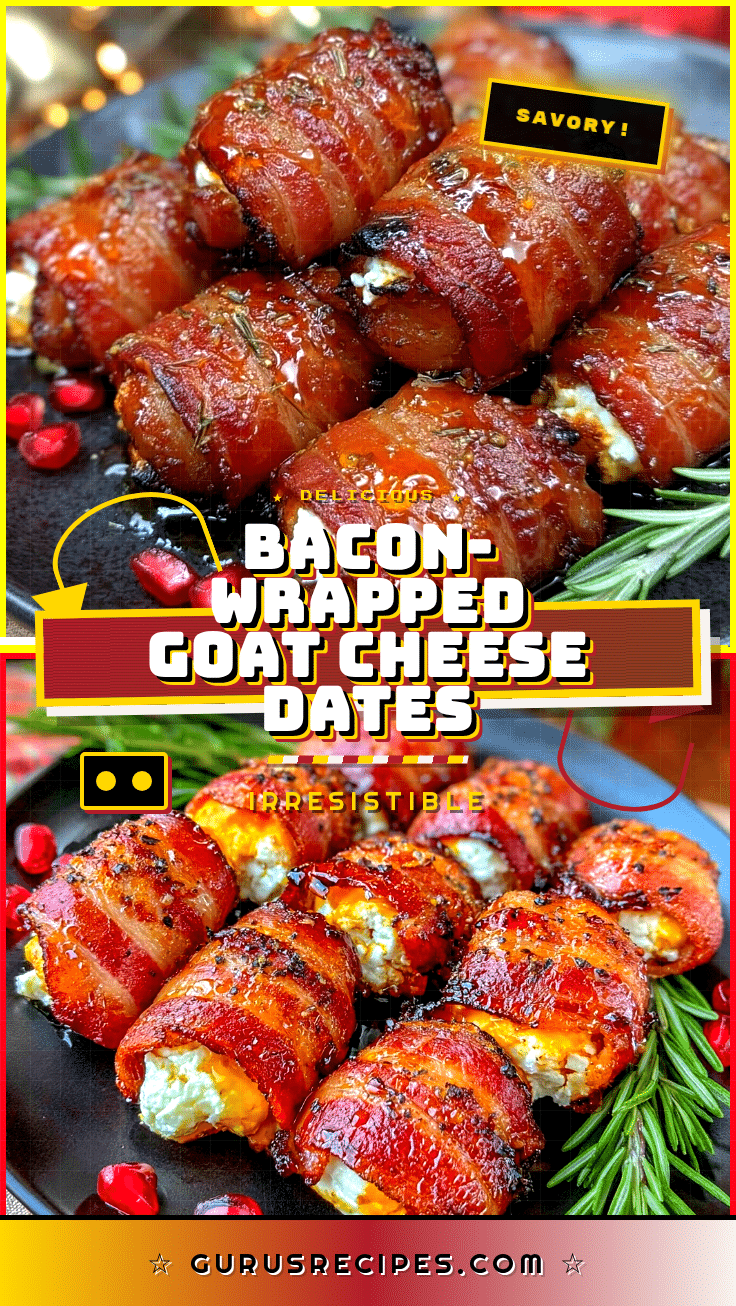 goat cheese stuffed dates wrapped in bacon recipe