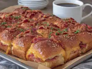 Ham and Cheese Breakfast Sliders - featured image