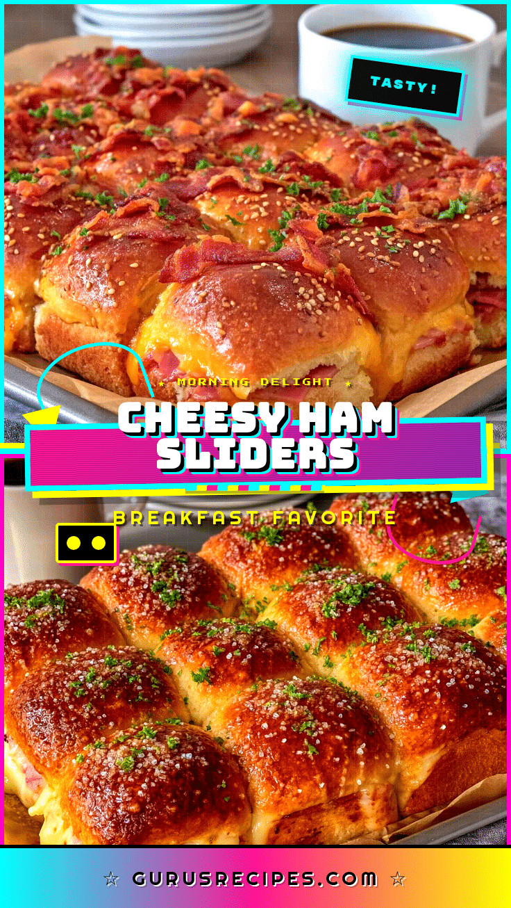 Ham and Cheese Breakfast Sliders recipe