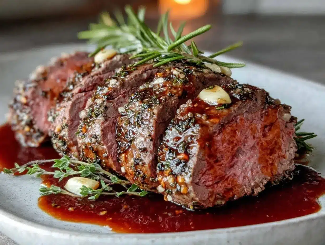 herb-crusted beef tenderloin preparation steps