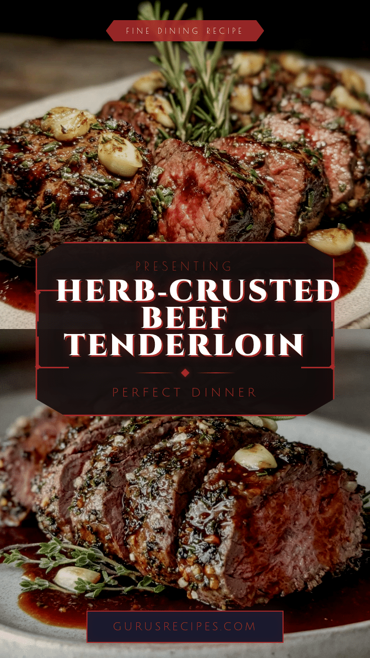 herb-crusted beef tenderloin recipe